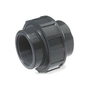 NDS U-0500-T Pipe Union, 1/2 in, FPT, Gray, SCH 80 Schedule, 150 psi Pressure