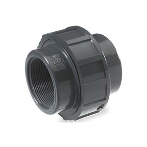 NDS U-0750-T Pipe Union, 3/4 in, FPT, Gray, SCH 80 Schedule, 150 psi Pressure