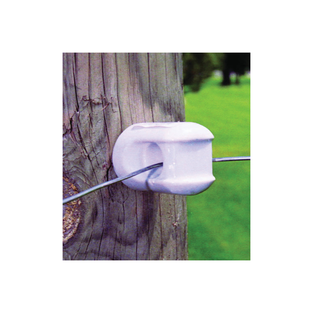 Zareba Fi-Shock MP-1933 Small Screw-In Insulator, Polyrope/Polywire, Porcelain