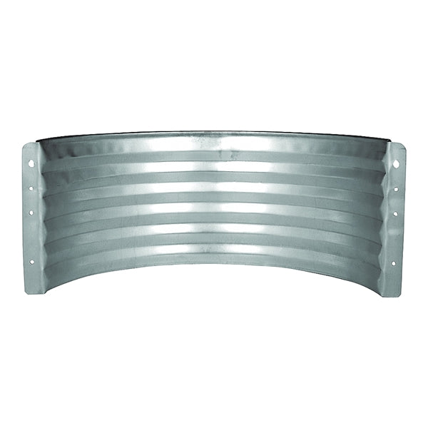 MARSHALL STAMPING AWR18/682 Area Wall, 16 in L, 37 in W, 18 in H, Galvanized Steel