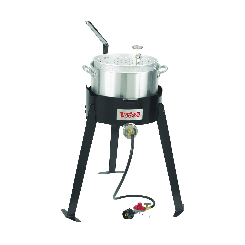 Bayou Classic 2212 Fryer Cooking Kit, 10 qt Capacity, Aluminum