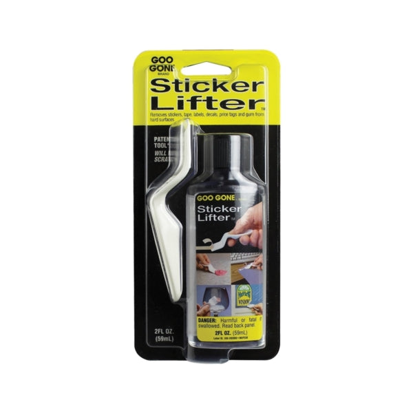 Goo Gone 2104 Tape and Sticker Lifter, 2 oz Bottle, Liquid, Citrus, Yellow