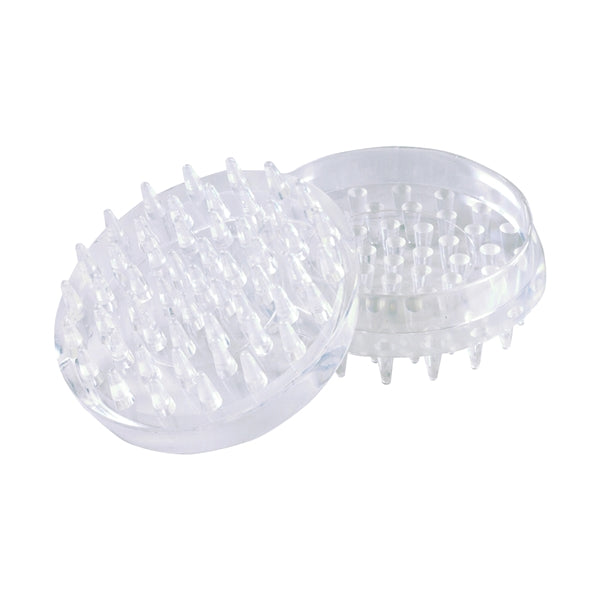 Shepherd Hardware 9082 Caster Cup, Plastic, Clear