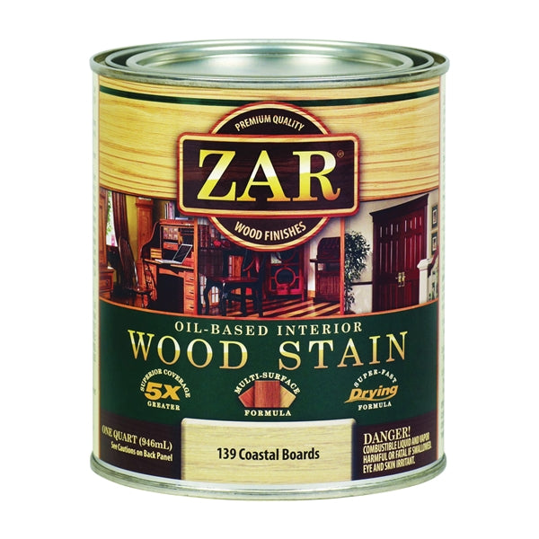 ZAR 13912 Wood Stain, Beach House, Liquid, 1 qt, Can