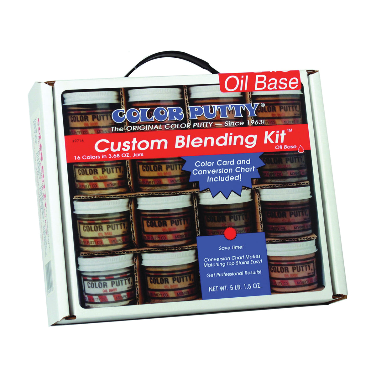 COLOR PUTTY 9716 Custom Blending Kit, Paste, Mild