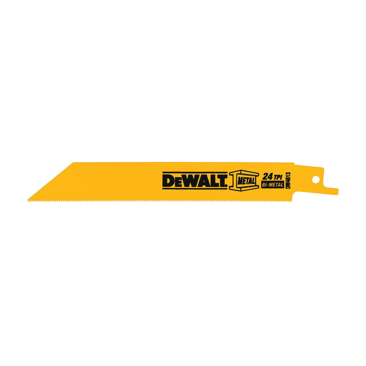 DeWALT DW4813 Reciprocating Saw Blade, 3/4 in W, 6 in L, 24 TPI