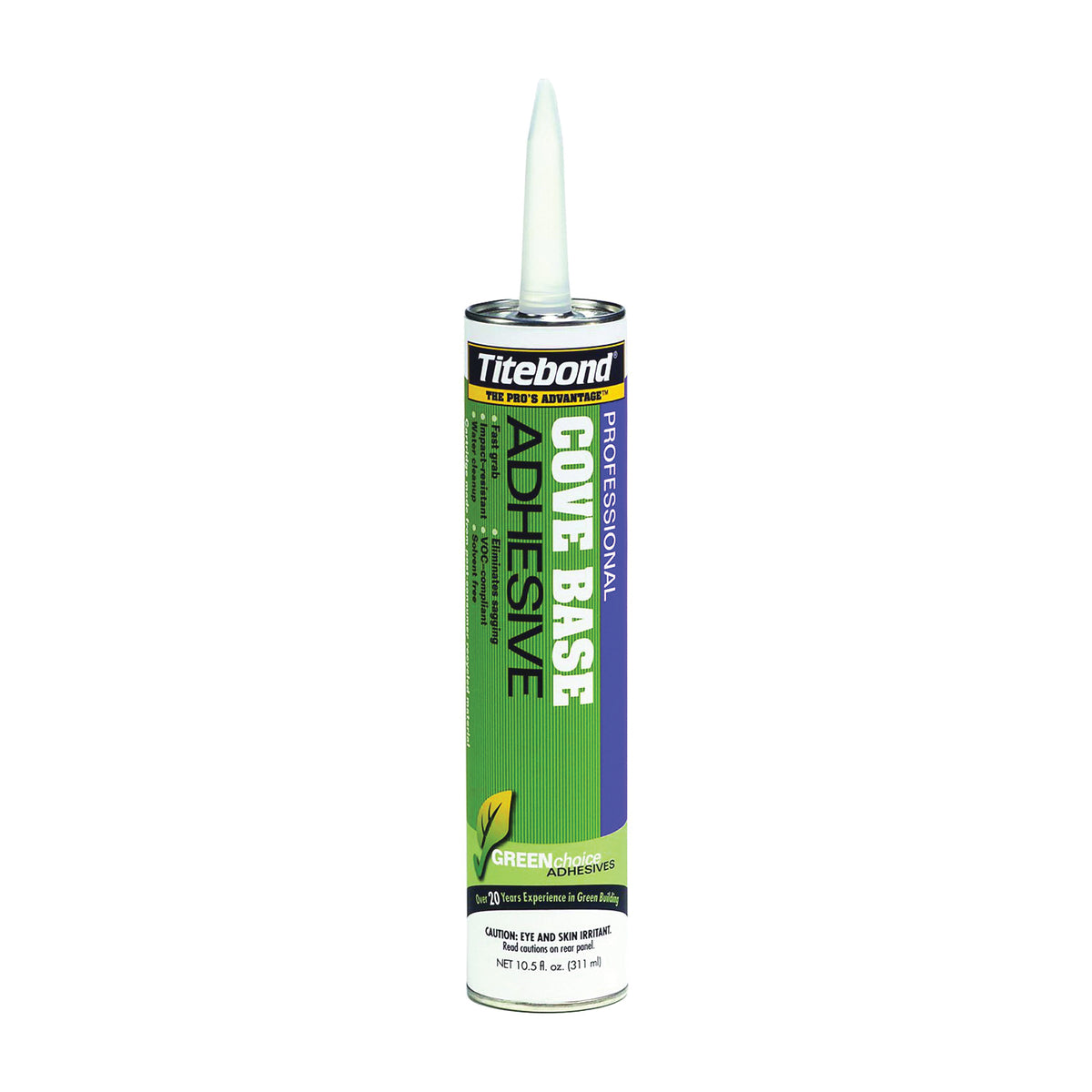 Titebond 3401 Cove Base Adhesive, Beige, 10.5 oz Cartridge