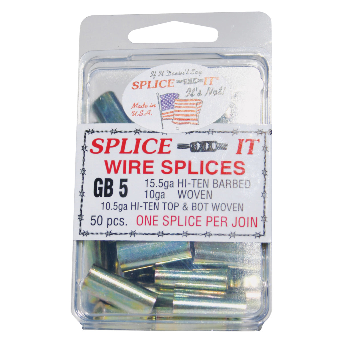 NEW FARM GB5 Wire Splice, Stainless Steel