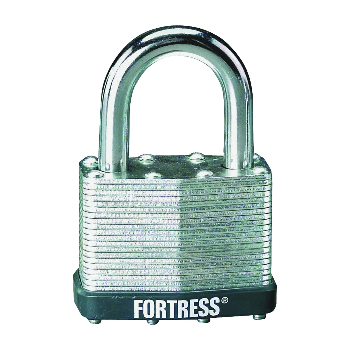 Master Lock 1803T Padlock, Keyed Alike Key, 1/4 in Dia Shackle, 7/8 in H Shackle, Steel Shackle, Steel Body, Laminated