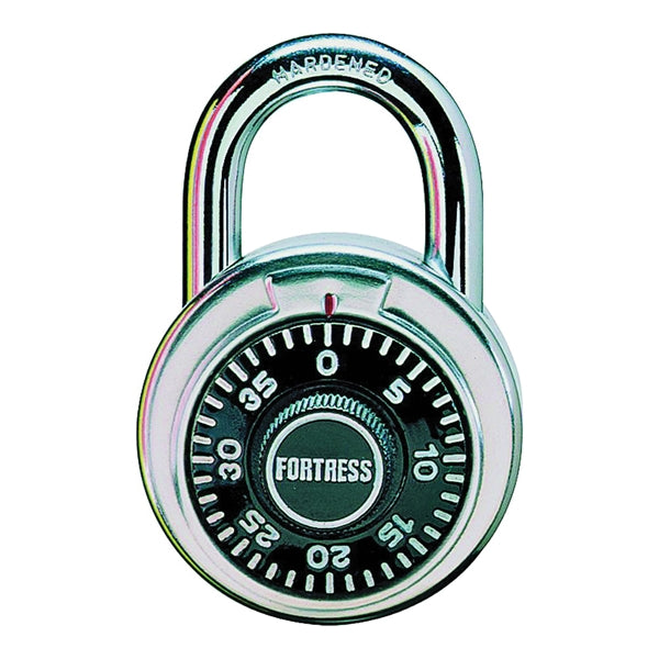 Master Lock 1850D Padlock, 5/16 in Dia Shackle, 3/4 in H Shackle, Steel Shackle, Stainless Steel Body, 1-7/8 in W Body