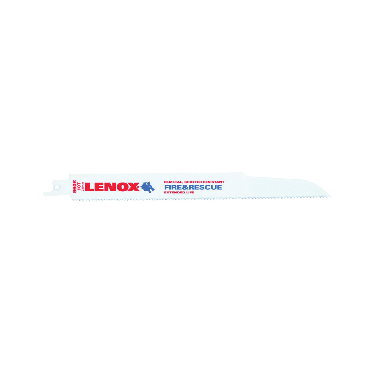 Lenox 20597960R Reciprocating Saw Blade, 1 in W, 9 in L, 10 TPI, Bi-Metal Cutting Edge