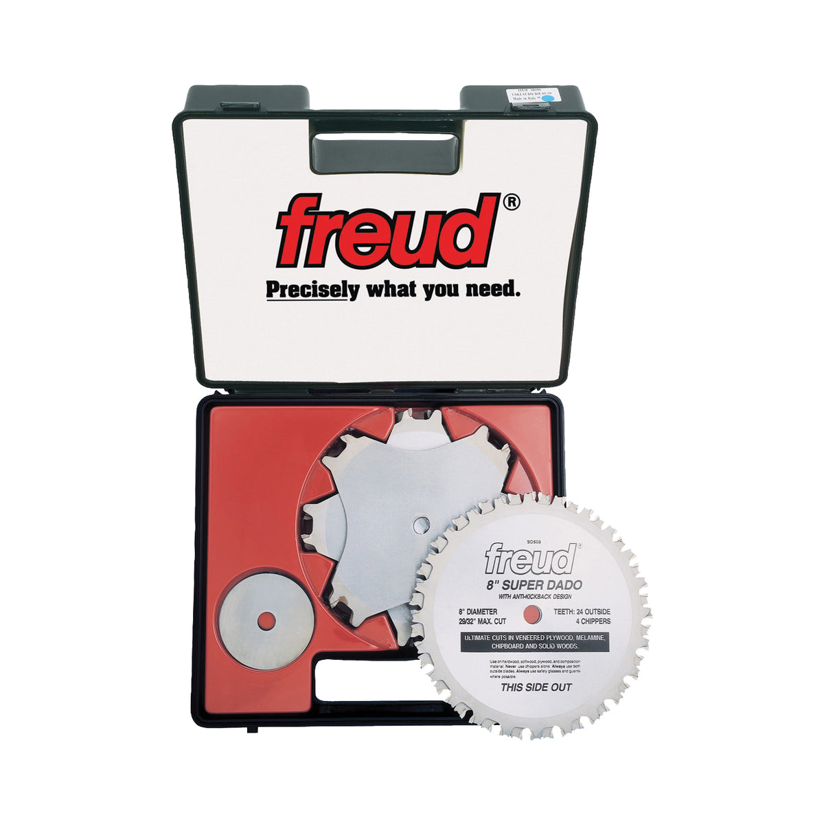 Freud SD508 Dado Blade Set, 5/8 in Arbor, 24-Teeth