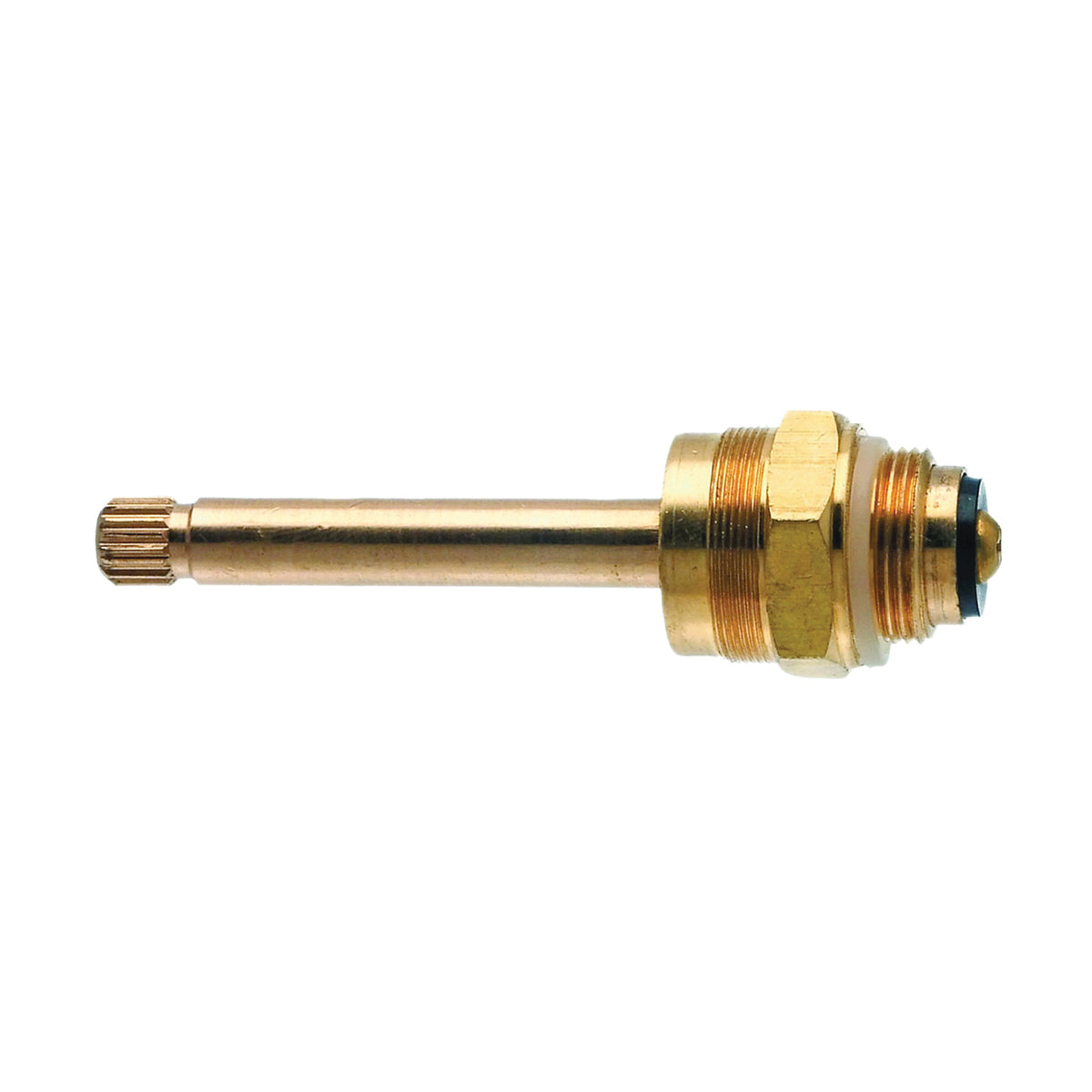 Danco 15525B Faucet Stem, Brass, 3-21/32 in L, For: Indiana Brass Two Handle Bath Faucets