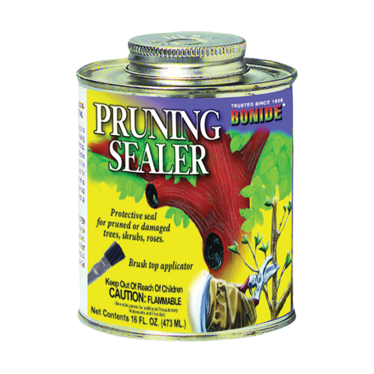 Bonide 225 Pruning Sealer, Liquid, Petroleum Solvent, Black, 1 pt