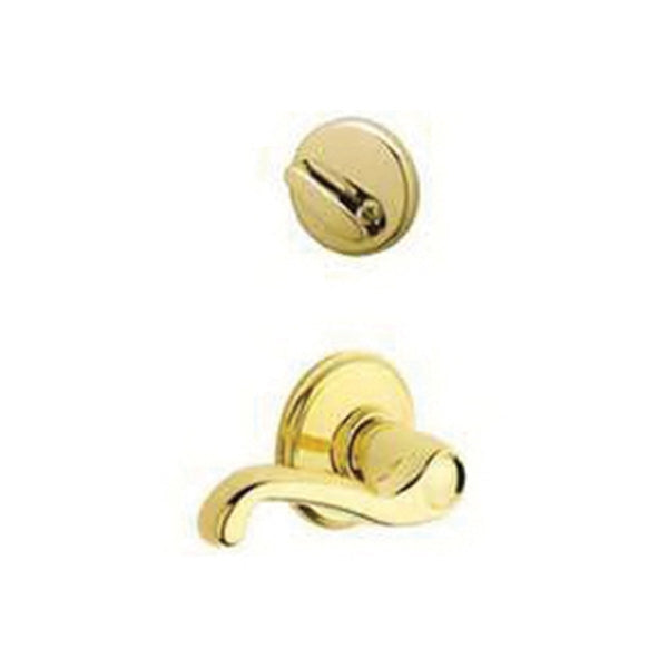 Schlage F59FLA605LH Handleset Trim, Brass, Left Hand