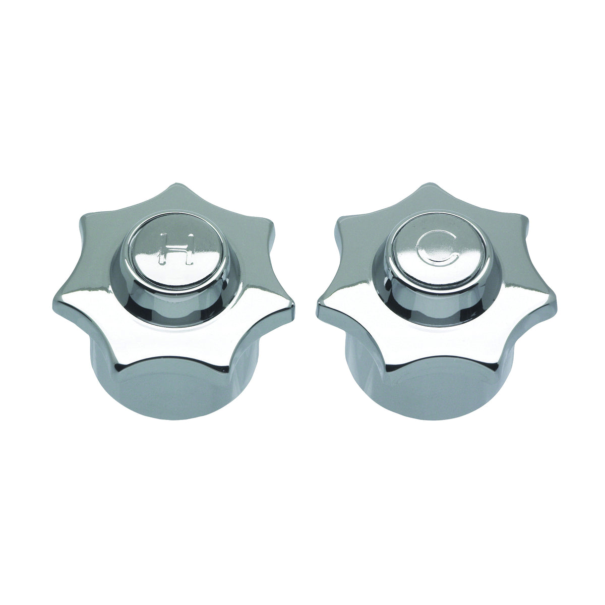 Danco 88080 Faucet Handle, Zinc, Chrome Plated, For: American Standard Heritage Two Handle Tub/Shower Faucets