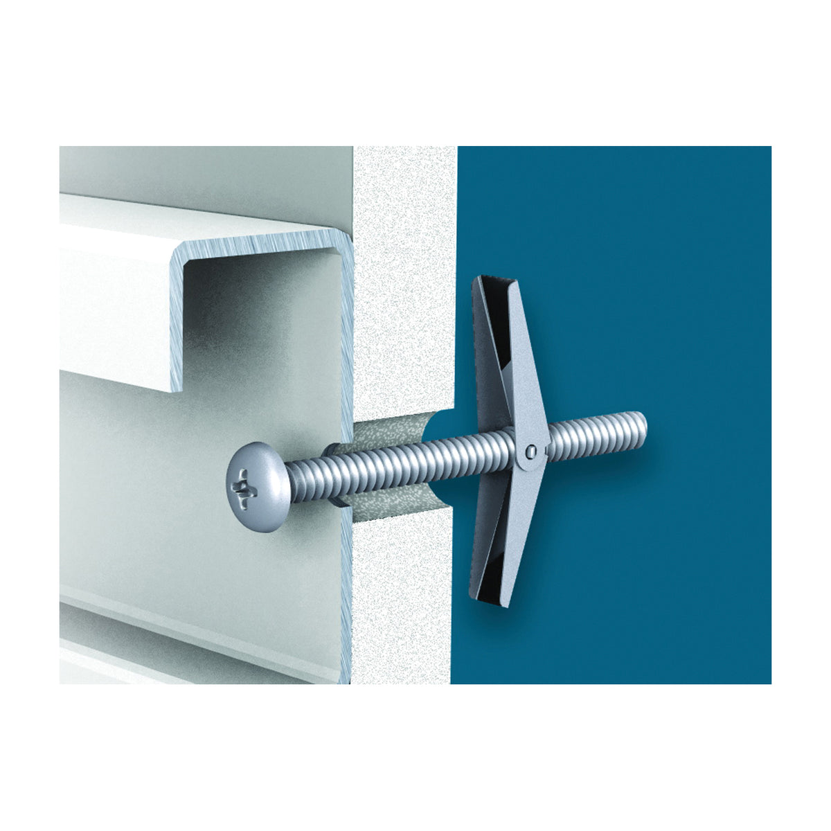 ClosetMaid ShelfTrack 2877 Wall Anchor, Steel