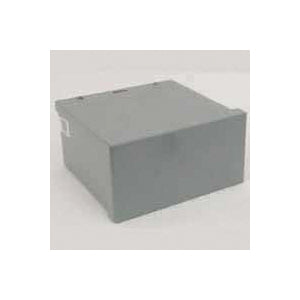 Wiegmann RSC080804RC Screw Cover, 1 -Gang, Carbon Steel, Gray, Polyester Powder-Coated, Wall Mounting