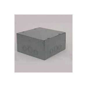 RACO SC060604RC Pull Box Enclosure, 1 -Gang, Steel, Enamel-Coated, Surface Mounting