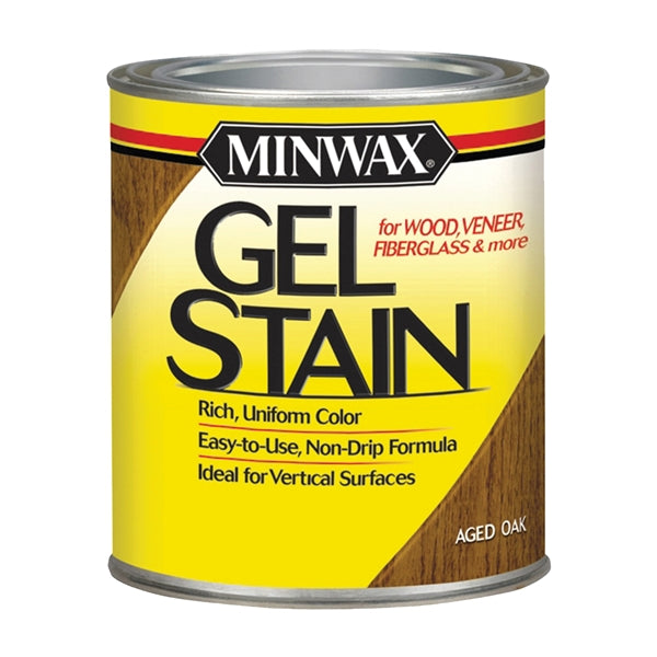 Minwax 66020000 Gel Stain, Aged Oak, Liquid, 1 qt