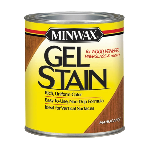 Minwax 66050000 Gel Stain, Mahogany, Liquid, 1 qt