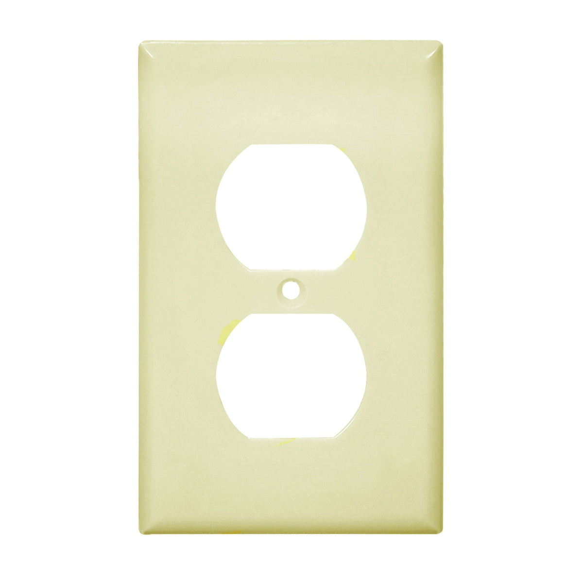 Eaton Wiring Devices 2132V Wallplate, 4-1/2 in L, 2-3/4 in W, 1 -Gang, Thermoset, Ivory, High-Gloss