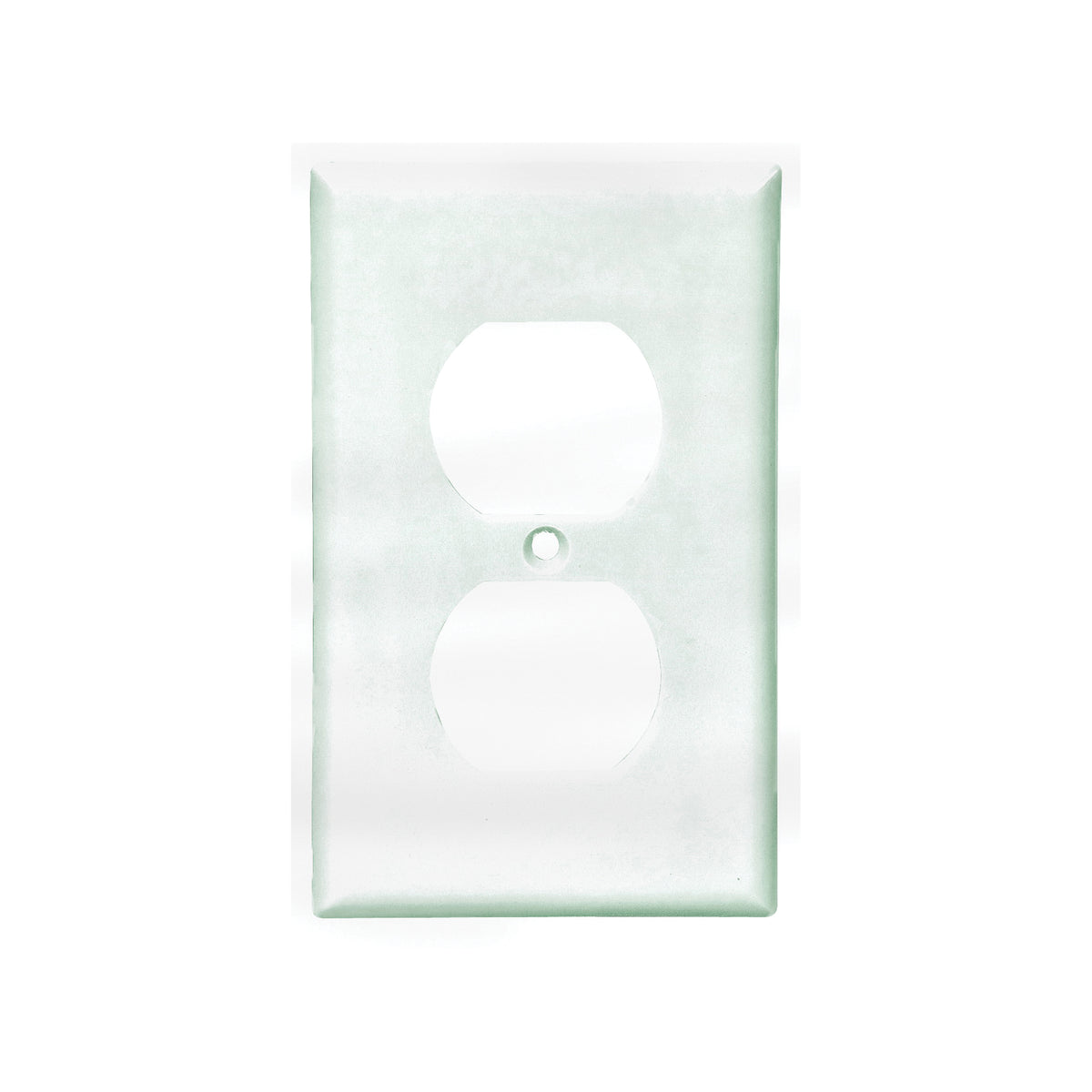 Eaton Wiring Devices 2132W Wallplate, 4-1/2 in L, 2-3/4 in W, 1 -Gang, Thermoset, White, High-Gloss