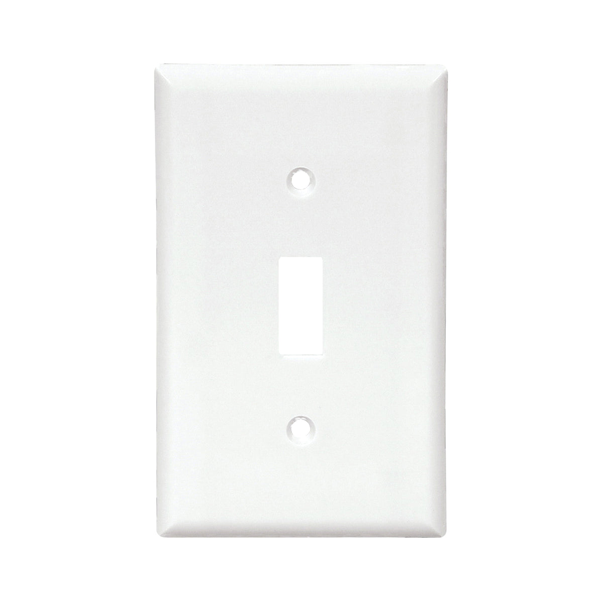 Eaton Wiring Devices 2134W Wallplate, 4-1/2 in L, 2-3/4 in W, 1 -Gang, Thermoset, White, High-Gloss