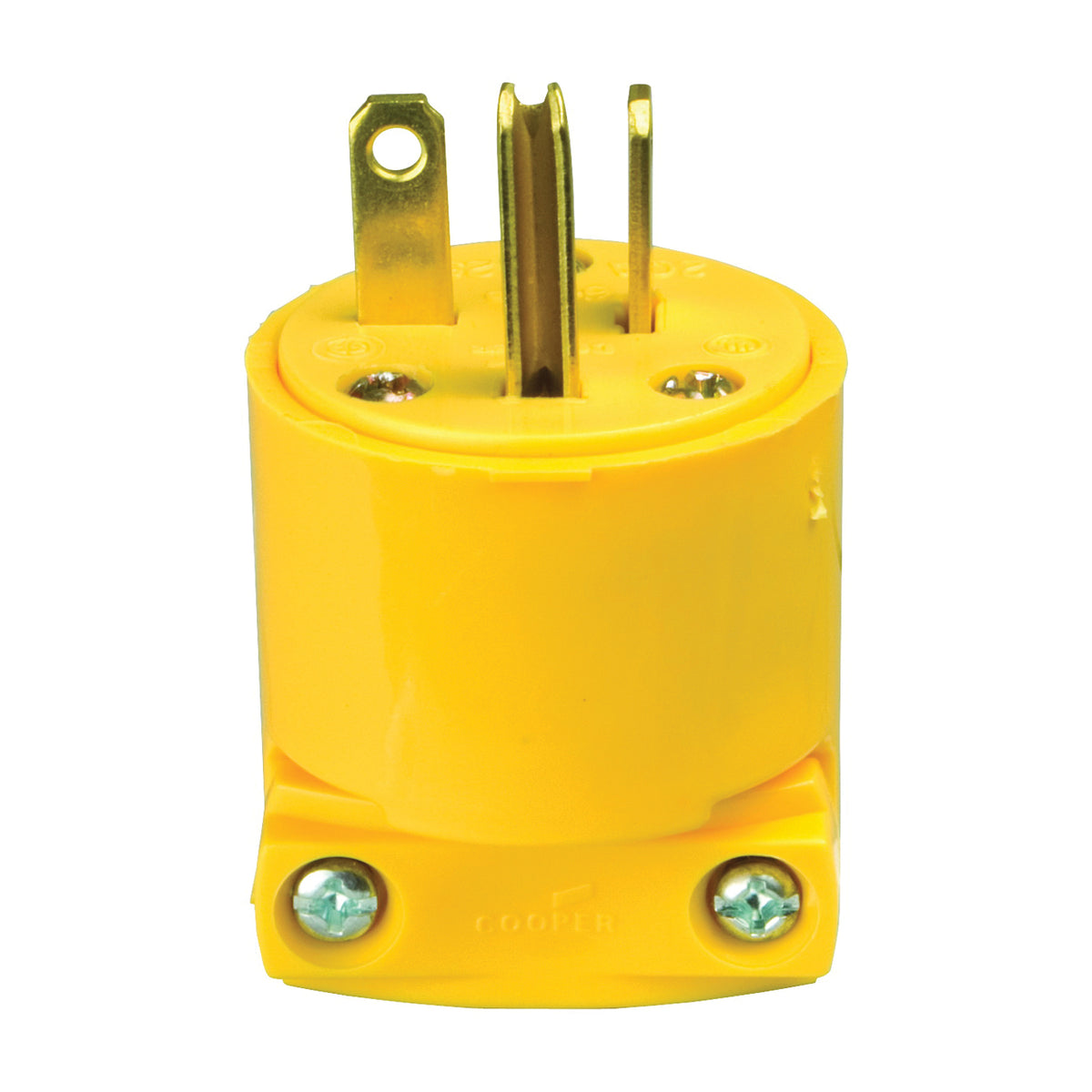 Eaton Wiring Devices 4509-BOX Electrical Plug, 2 -Pole, 20 A, 250 V, NEMA: NEMA 6-20, Yellow