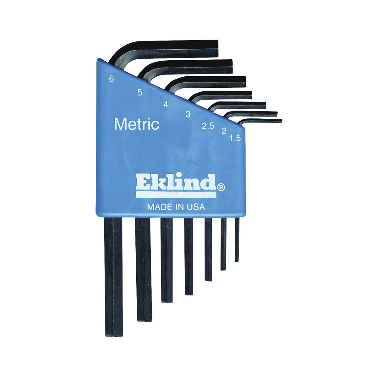 Eklind 10507 Hex Key Set, 7-Piece, Steel, Black