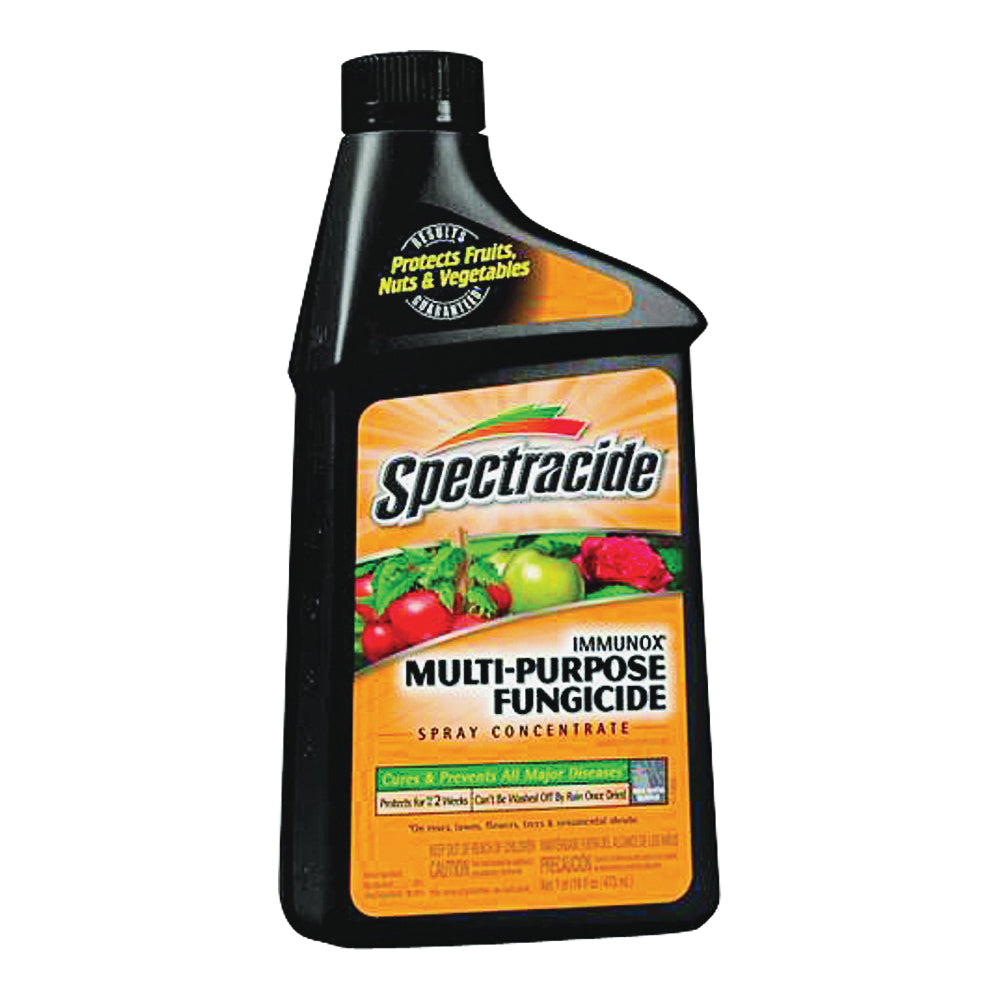 Spectracide HG-51000 Fungicide, Liquid, Mild Solvent, Light Yellow, 1.3 gal Bottle