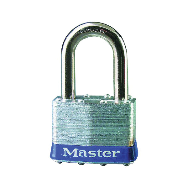 Master Lock 5UPLF Padlock, 3/8 in Dia Shackle, 1-1/2 in H Shackle, Hardened Boron Alloy Steel Shackle, Steel Body