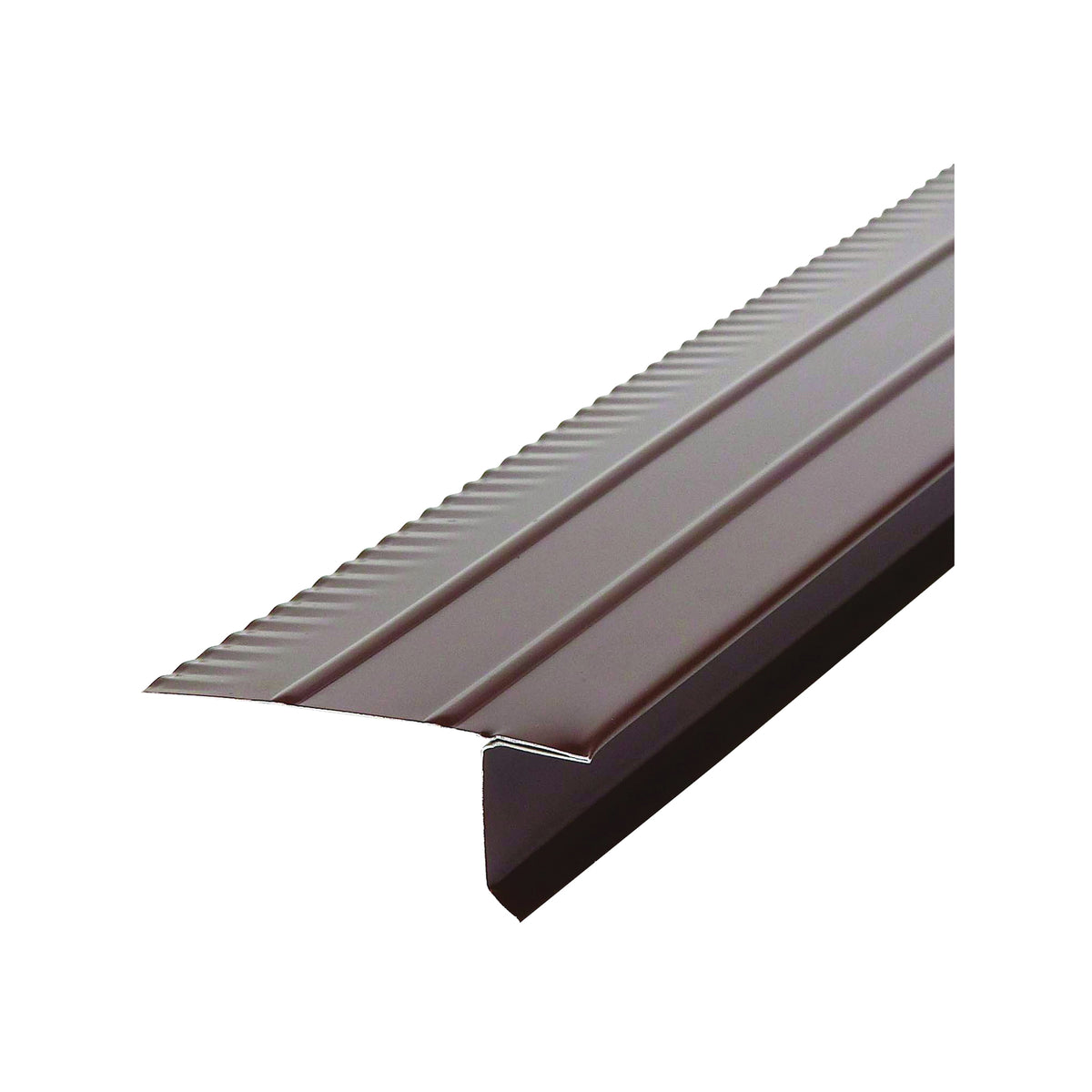 Amerimax 5504519120 Roof Edge, 10 ft L, Aluminum, Brown