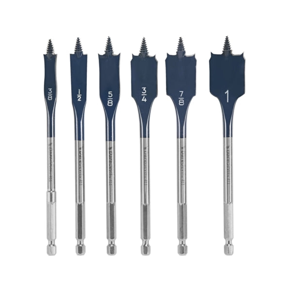 Bosch Daredevil DSB5006 Spade Bit Set, Standard, 6-Piece, HCS