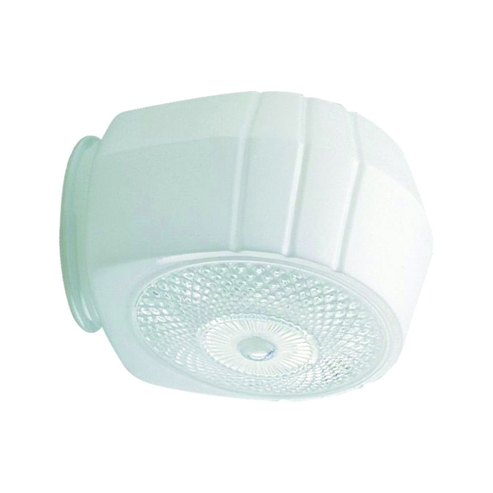 Westinghouse 8560400 Light Shade, 5-3/4 in Dia, Drum, Globe, Glass, White, Side Mounting