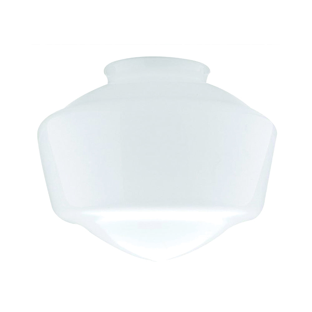 Westinghouse 8552800 Light Shade, 8-1/2 in Dia, Schoolhouse, Glass