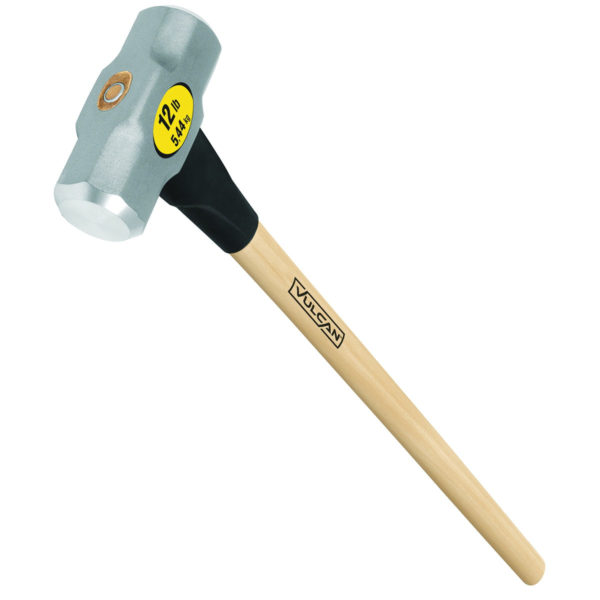 Vulcan 34506 Hammer, 12 lb Head, Sledge, Forged Milled Head, Steel Head