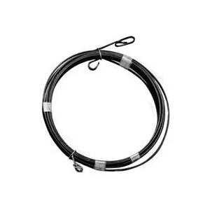 GB RTS-50B Replacement Fish Tape, 1/8 in Tape, 50 ft L Tape, Steel Tape, Black Case