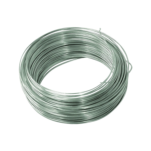 HILLMAN 50136 Utility Wire, 100 ft L, 24 Gauge, Galvanized Steel