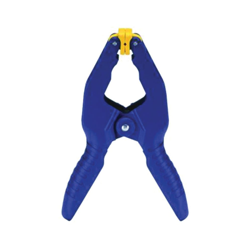IRWIN 58200 Spring Clamp, 2 in Clamping, Resin, Blue/Yellow