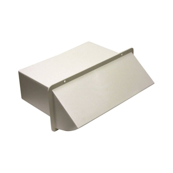 Lambro 1170W Wall Cap, Plastic, White, For: 10 x 3-1/4 in Hoods