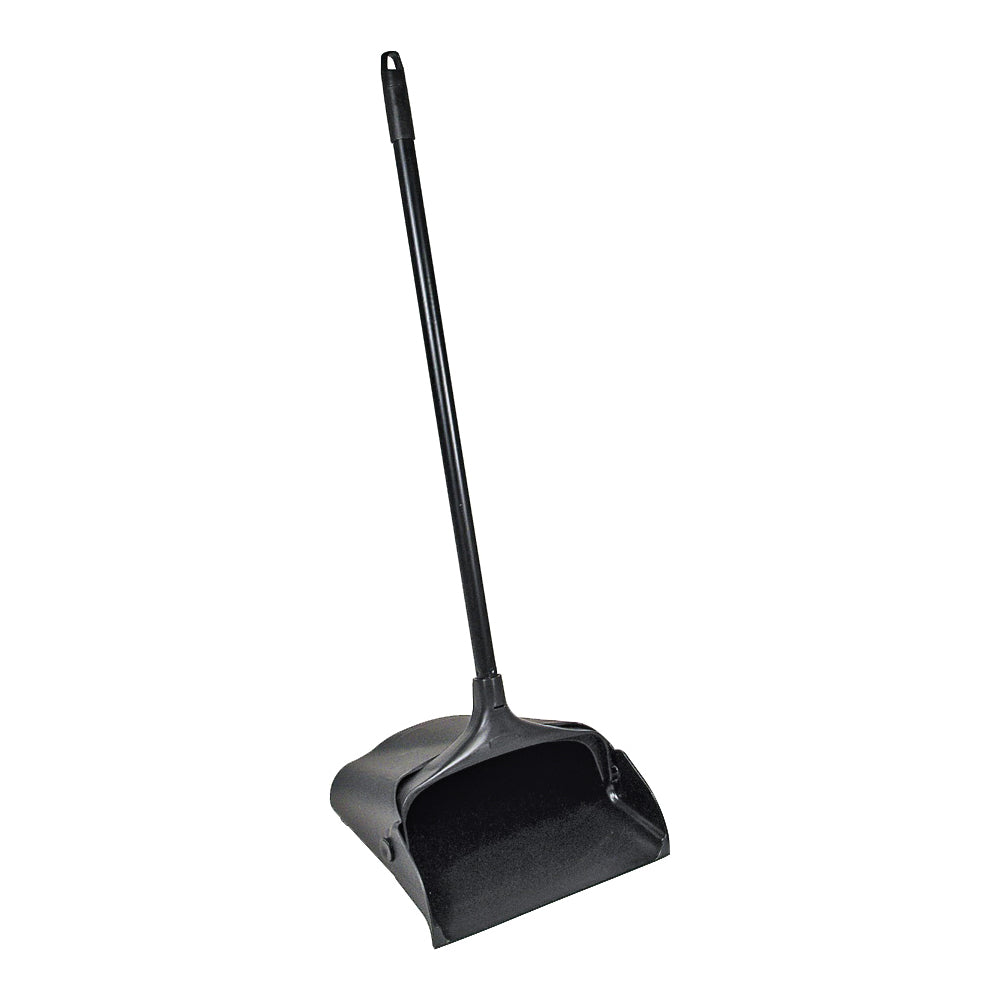 Rubbermaid Lobby Pro 253100BLA Dustpan, 12.8 in L, 11.3 in W, Polypropylene, Black