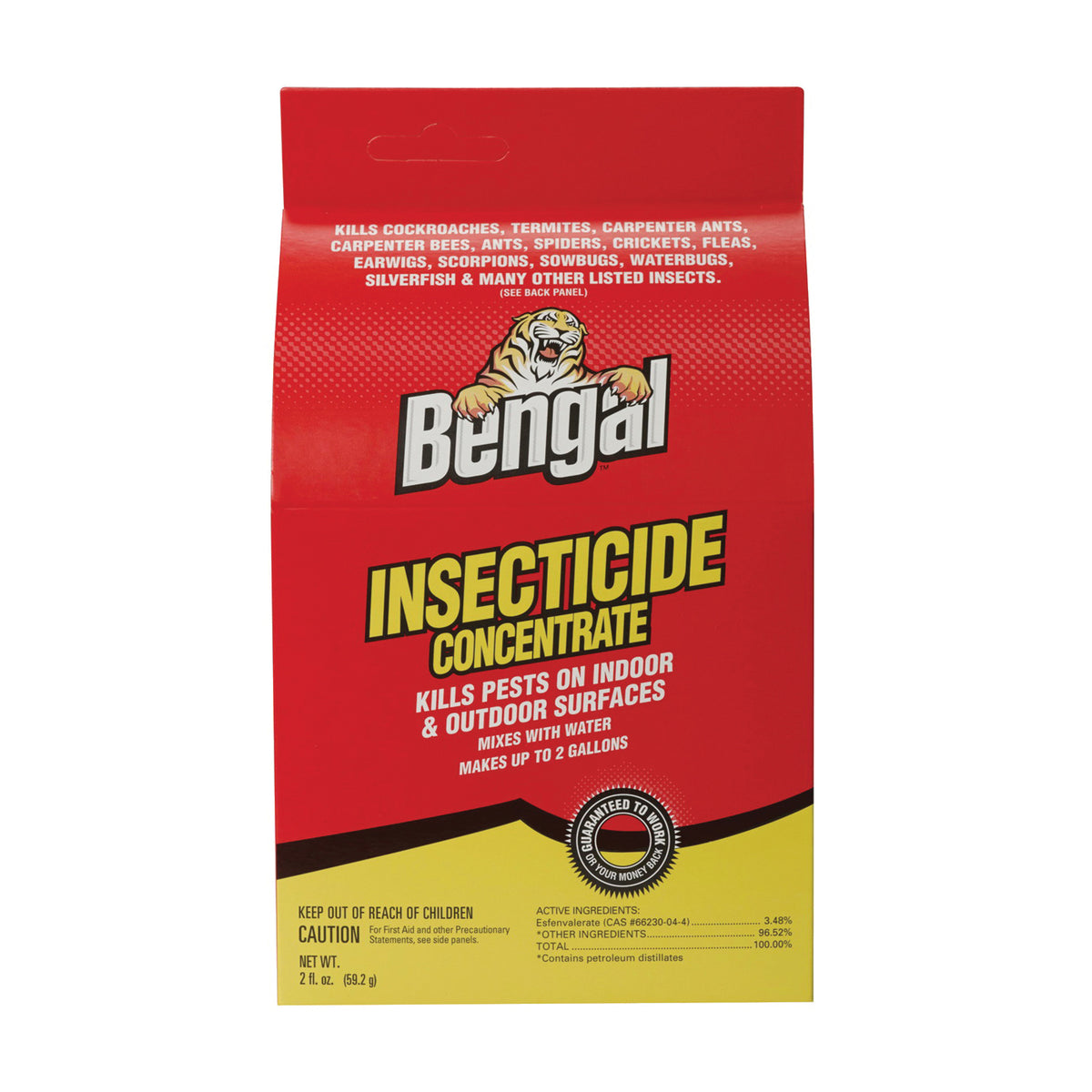Bengal 33100 Insect Killer, Liquid, Spray Application, 2 oz Box