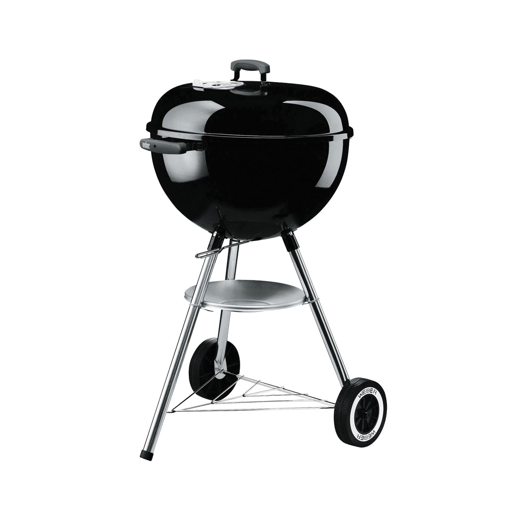 Weber Original Kettle 441001 Charcoal Grill, 240 sq-in Primary Cooking Surface, Black