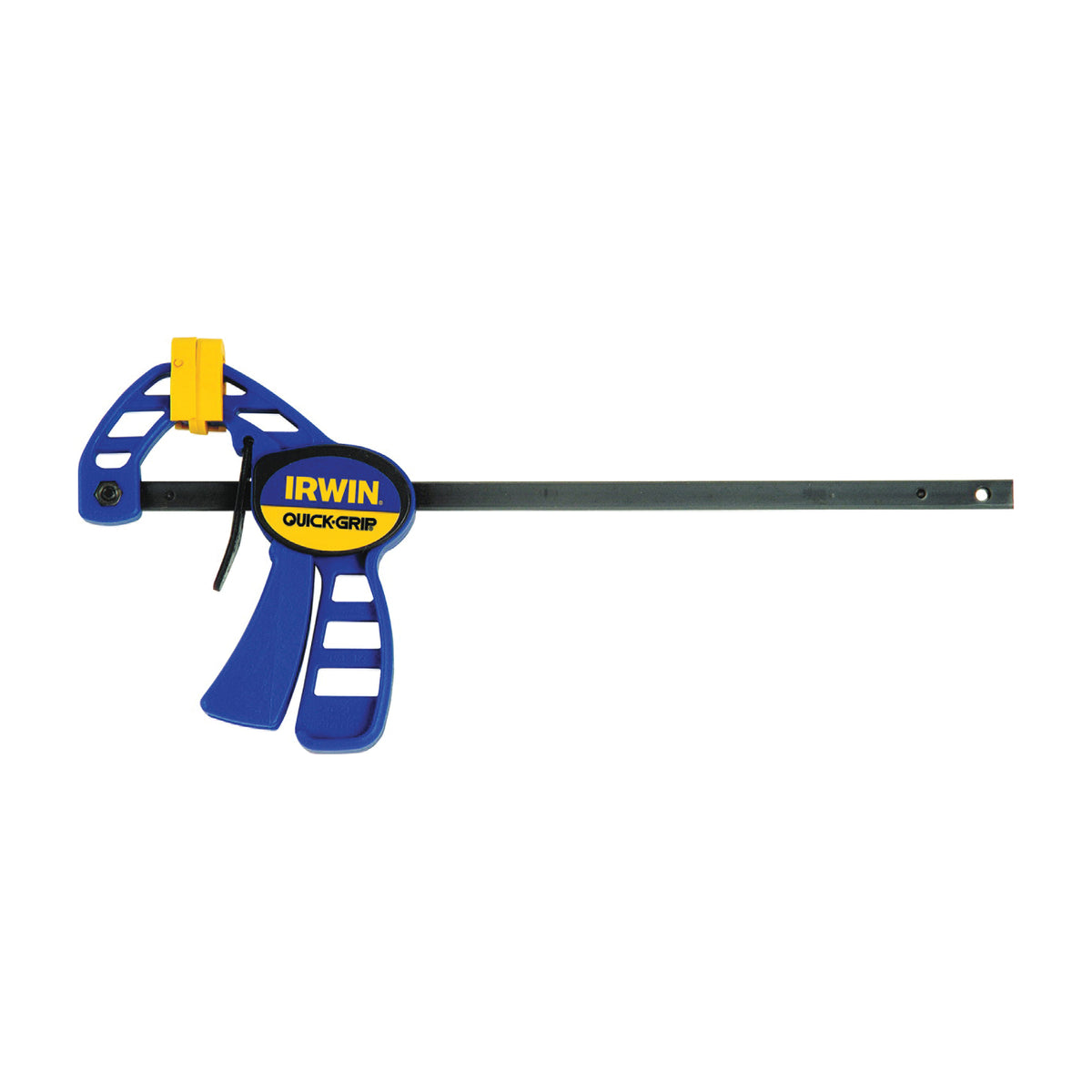 IRWIN QUICK-GRIP 53006 Bar Clamp, 75 lb, 4-1/4 in Max Opening Size, 1-3/16 in D Throat, Steel Body