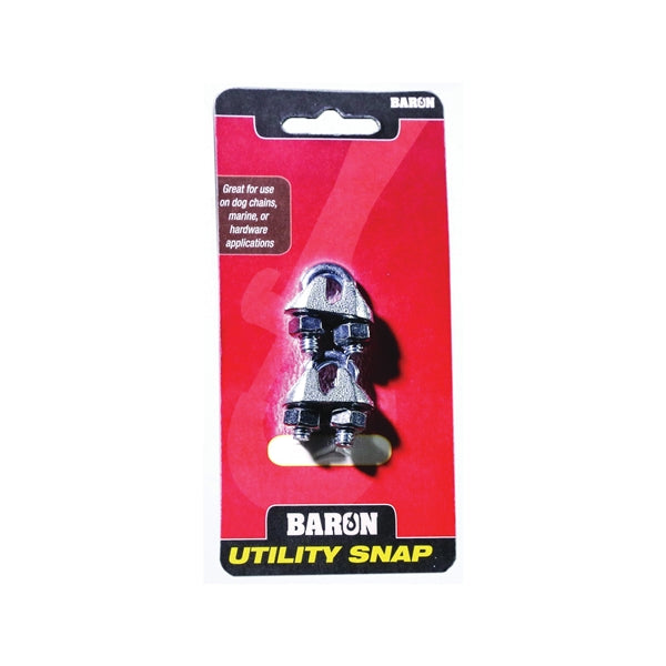 BARON C-260-1/8 Wire Rope Clip, Malleable Iron