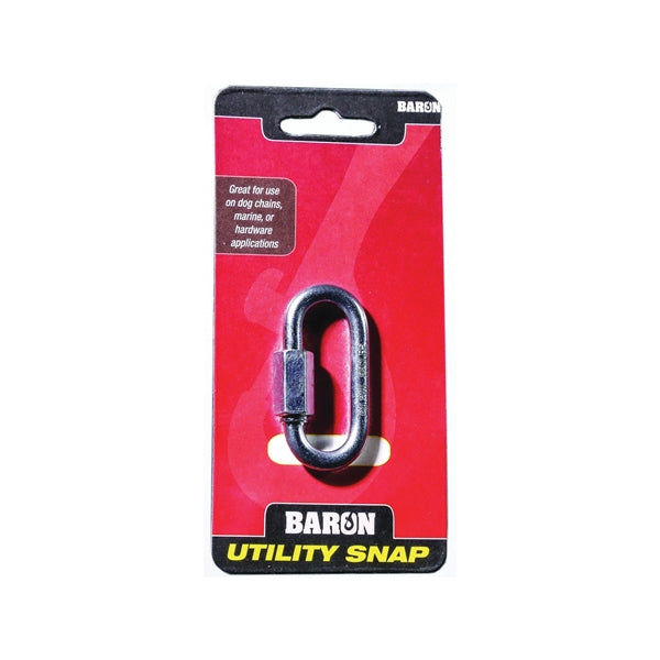 BARON C-7350T-5/16 Quick Link, 1760 lb Working Load, Steel, Zinc