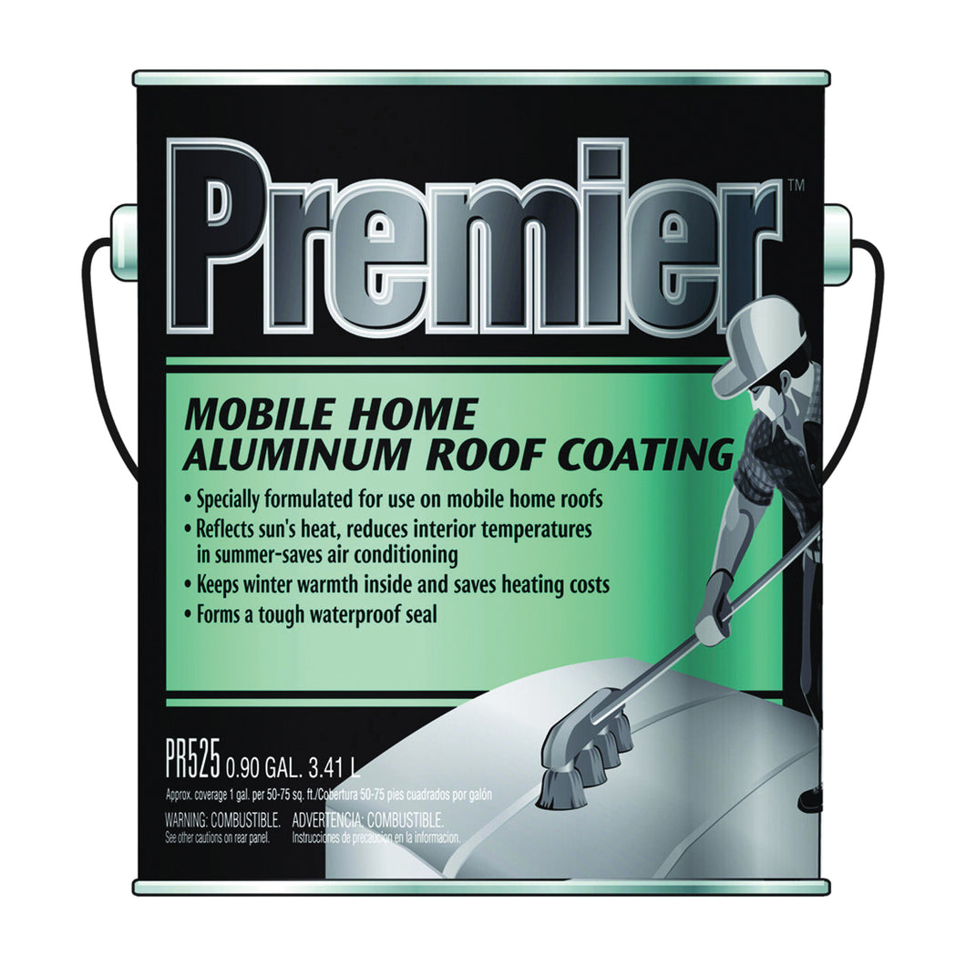 Henry PR525042 Aluminum Roof Coating, Silver, 3.41 L Can, Liquid