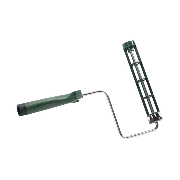 WOOSTER SHERLOCK R017-9 Roller Frame, 9 in L Roller, Polypropylene Handle, Threaded Handle, Green Handle