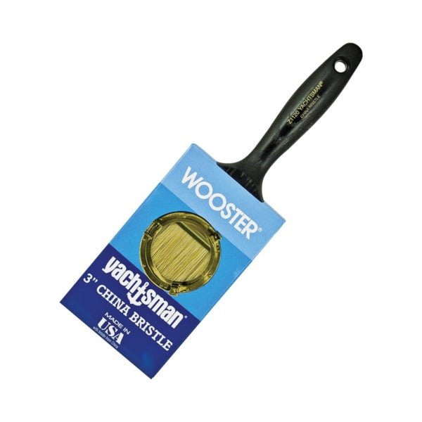 WOOSTER Z1120-3 Paint Brush, 3 in W, 2-15/16 in L Bristle, China Bristle, Varnish Handle